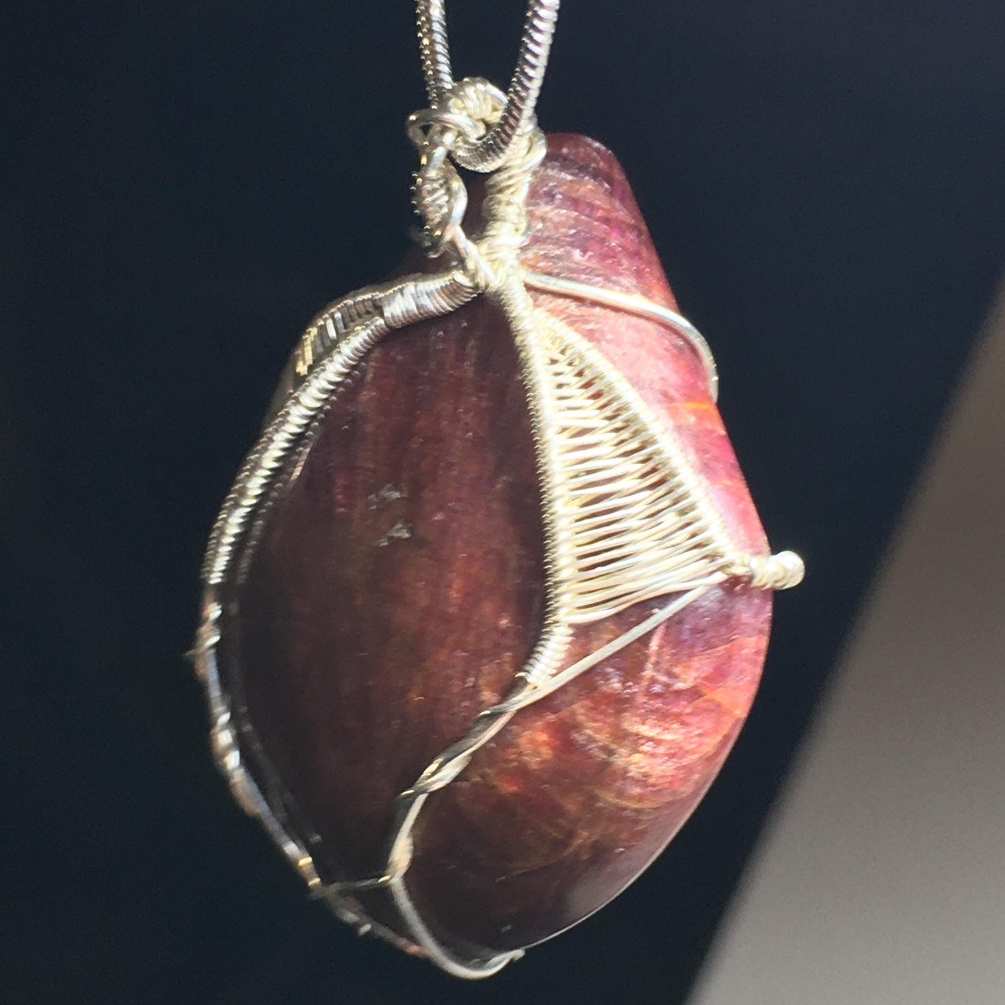Big Red Ruby Wire Wrap