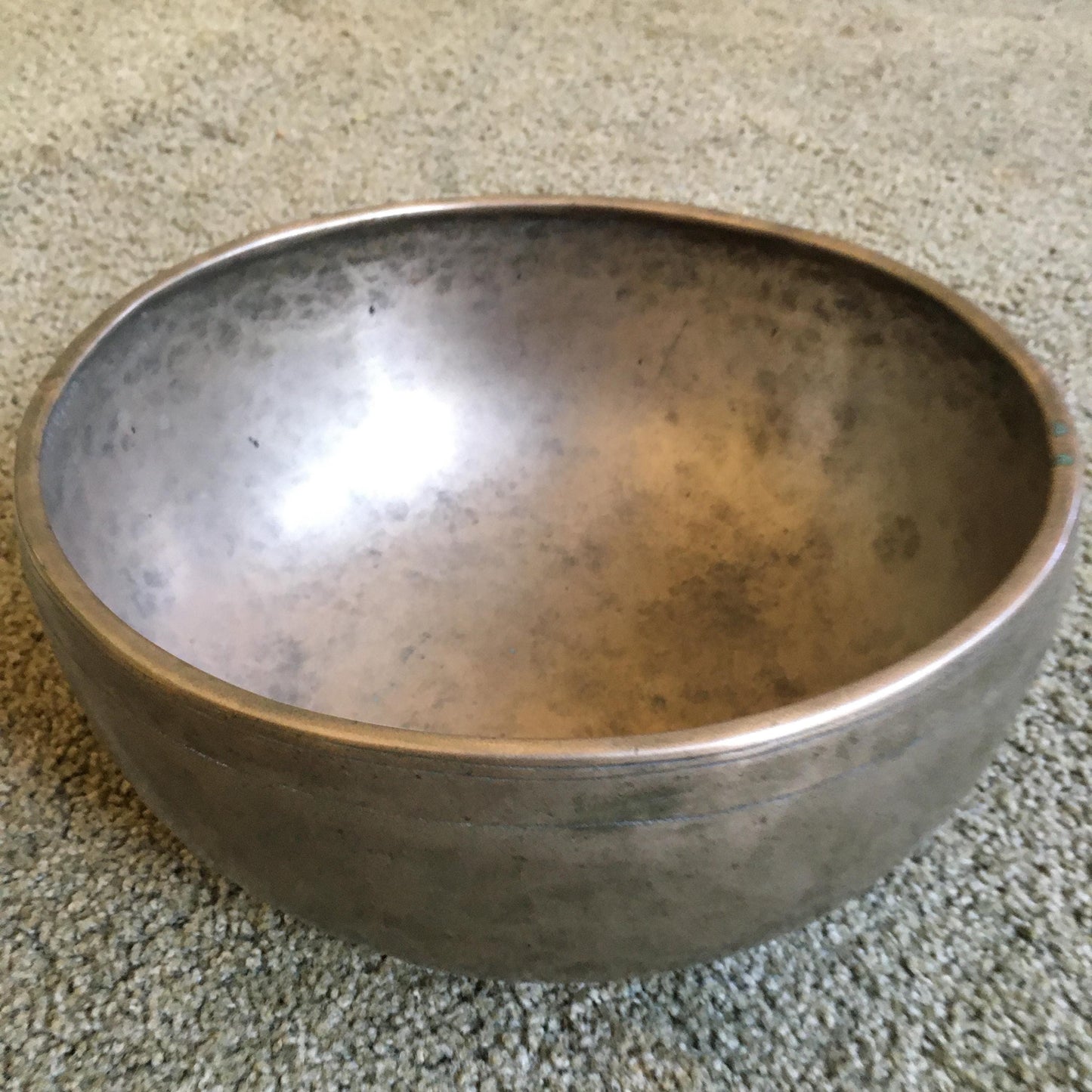 AAA Vintage Hand Hammered Tibetan Singing Bowl 9.75 inches (with video link)