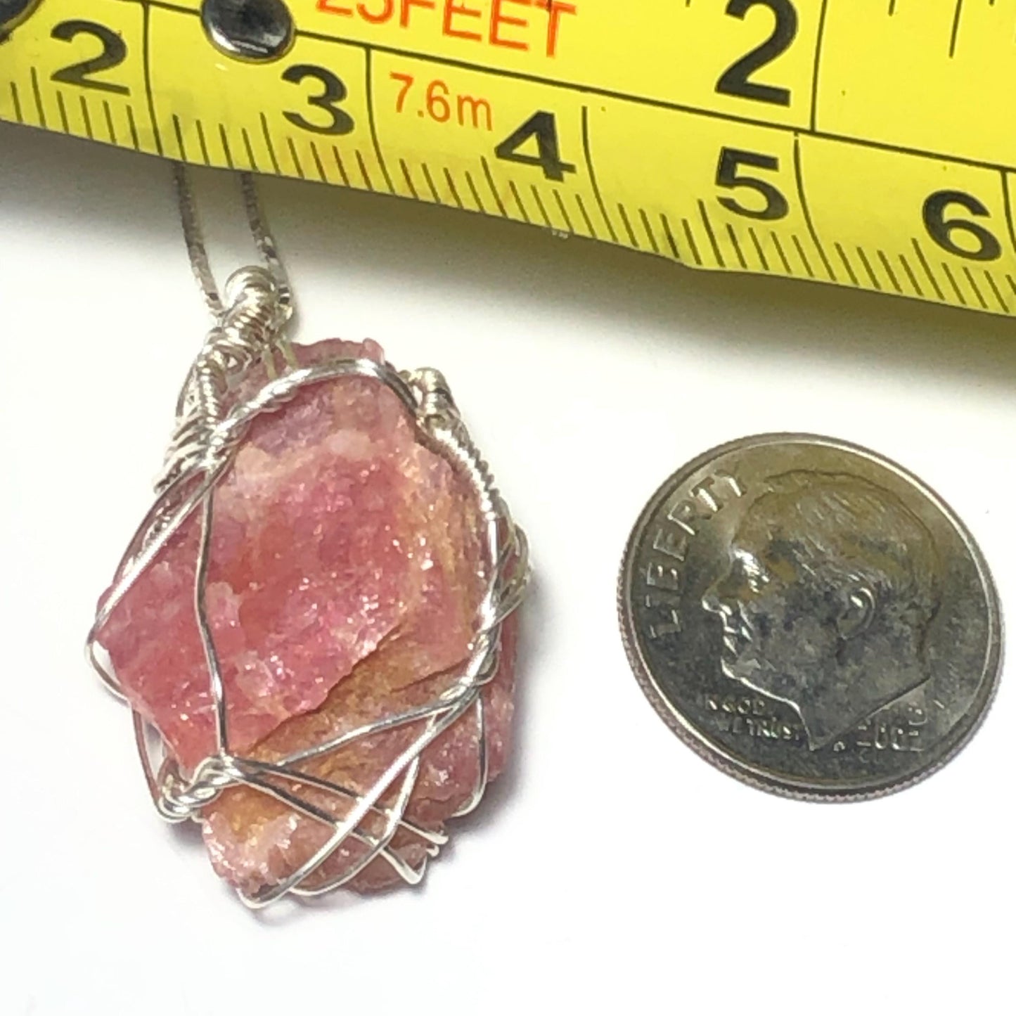 Pink Tourmaline Pendant